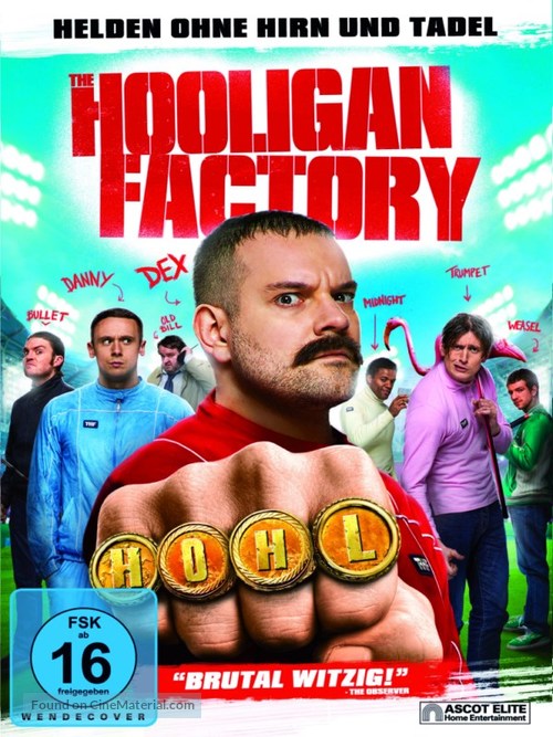 The Hooligan Factory - German Blu-Ray movie cover