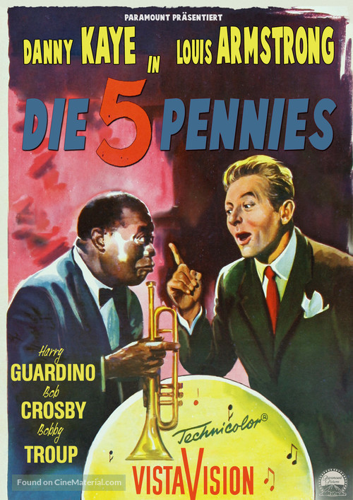 The Five Pennies - German Movie Poster