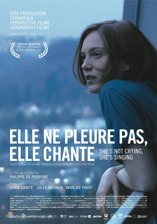 Elle ne pleure pas, elle chante - Belgian Movie Poster
