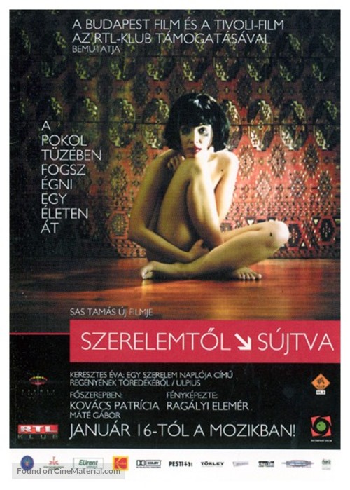Szerelemt&ouml;l s&uacute;jtva - Hungarian poster
