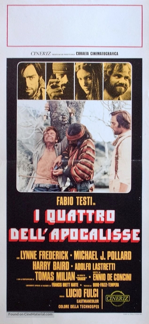 Quattro dell&#039;apocalisse, I - Italian Movie Poster