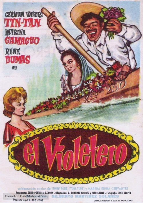 El violetero - Spanish Movie Poster