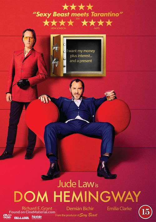 Dom Hemingway - Danish DVD movie cover