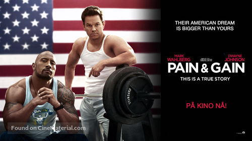 Pain &amp; Gain - Norwegian Movie Poster