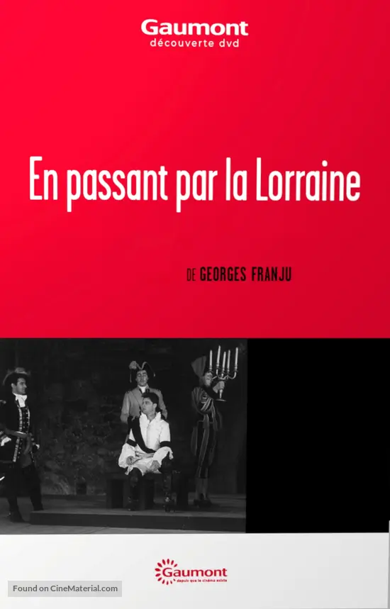 En passant par la Lorraine (1950) French dvd movie cover En passant par la Lorraine (1950) French dvd movie cover