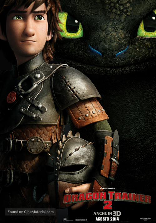 How to Train Your Dragon 2 - Italian Movie Poster