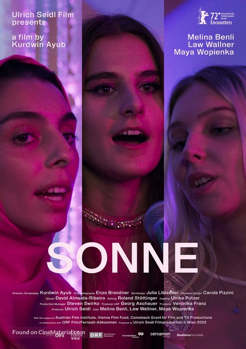 Sonne - Austrian Movie Poster