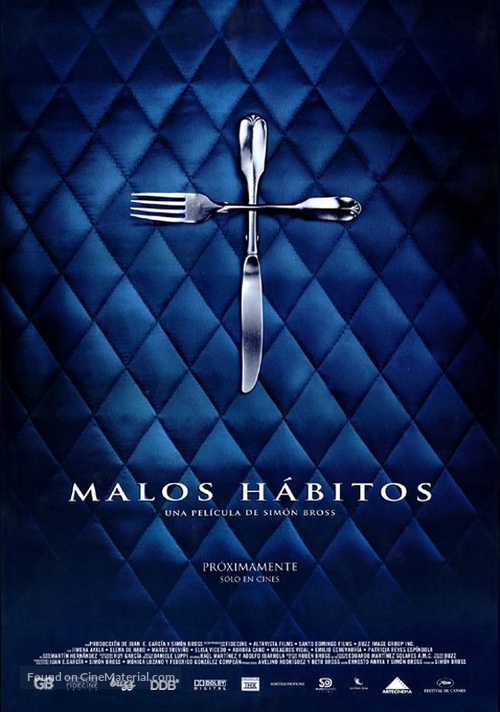 Malos h&aacute;bitos - Mexican Movie Poster