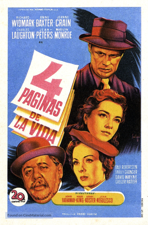 O. Henry&#039;s Full House - Spanish Movie Poster