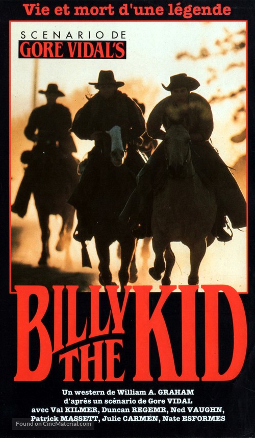 Billy the Kid - French VHS movie cover