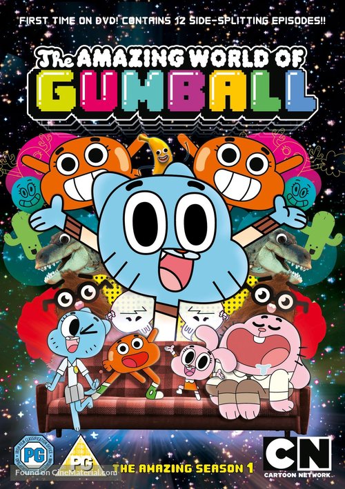 &quot;The Amazing World of Gumball&quot; - British DVD movie cover