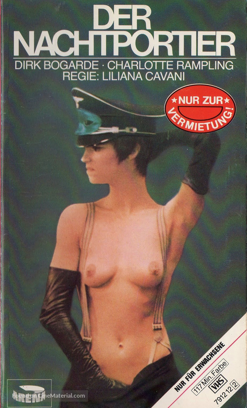 Il portiere di notte - German VHS movie cover