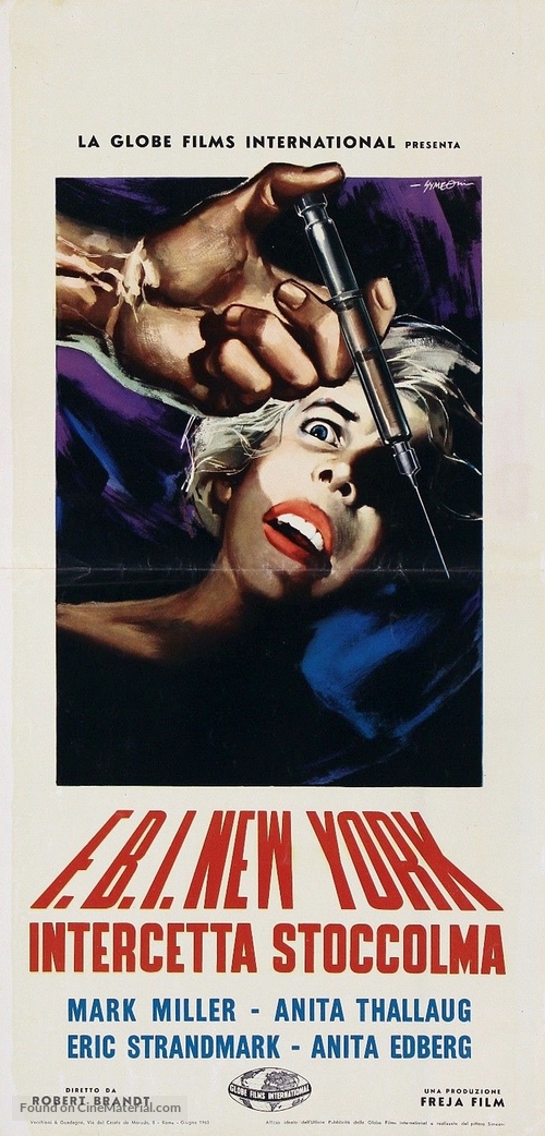 Blondin i fara - Italian Movie Poster