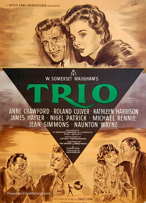 Trio - Danish Movie Poster