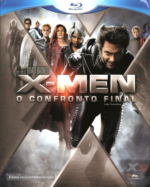 X-Men: The Last Stand - Brazilian Blu-Ray movie cover