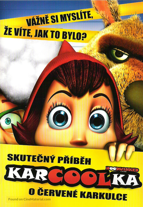 Hoodwinked! - Czech DVD movie cover