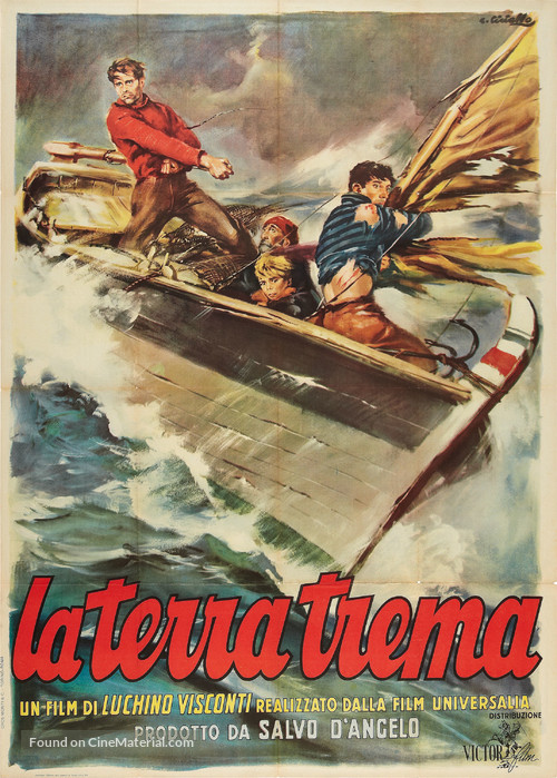 La terra trema: Episodio del mare - Italian Movie Poster