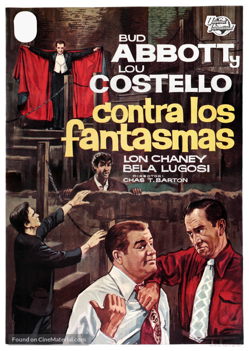 Bud Abbott Lou Costello Meet Frankenstein - Spanish Movie Poster