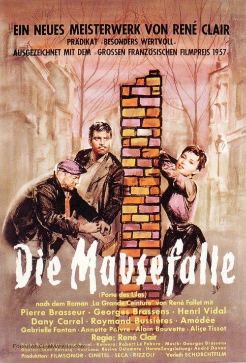 Porte des Lilas - German Movie Poster