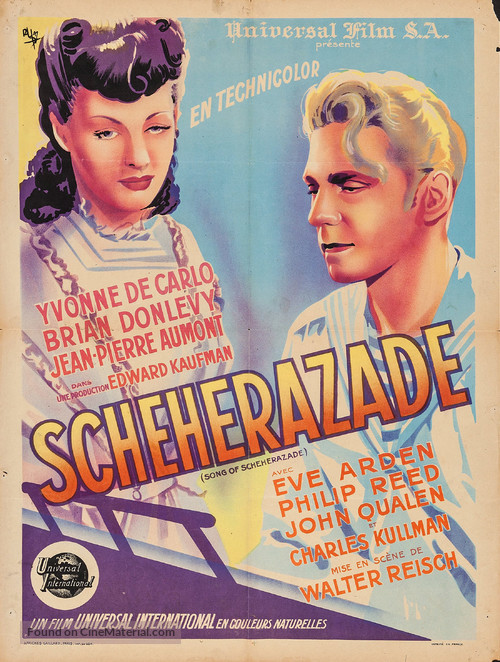 Song of Scheherazade - French Movie Poster