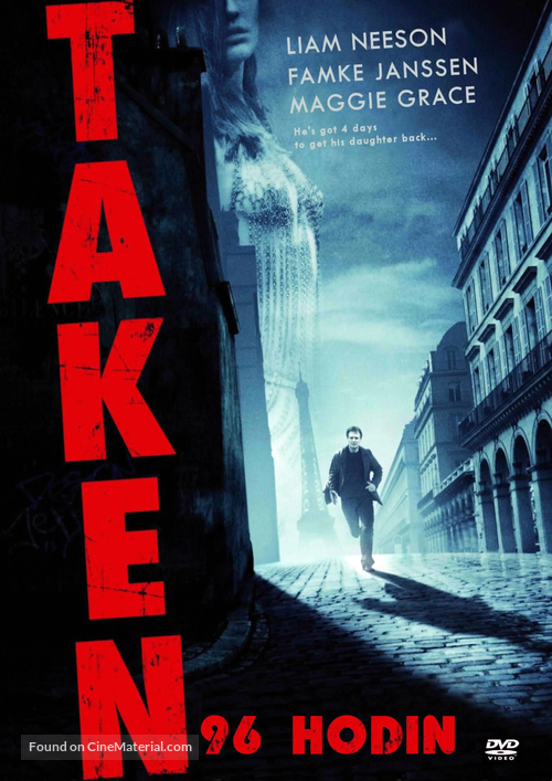 Taken - Czech DVD movie cover