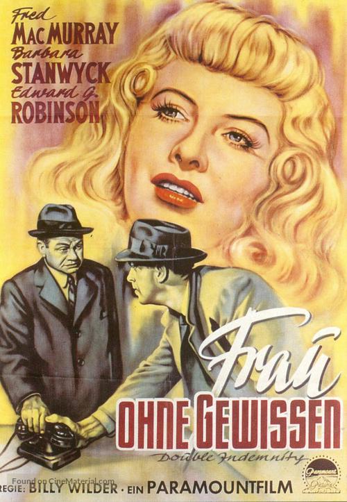 Double Indemnity - German Theatrical movie poster