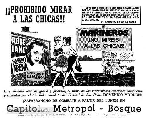 Marinai, donne e guai - Spanish poster