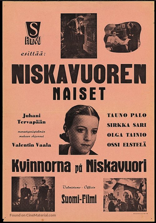 Niskavuoren naiset - Finnish Movie Poster