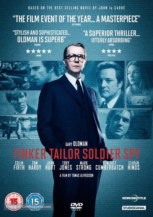 Tinker Tailor Soldier Spy - British DVD movie cover