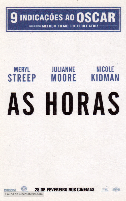 The Hours - Brazilian Movie Poster