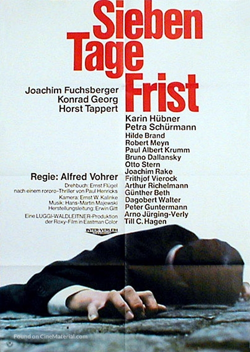 Sieben Tage Frist - German Movie Poster