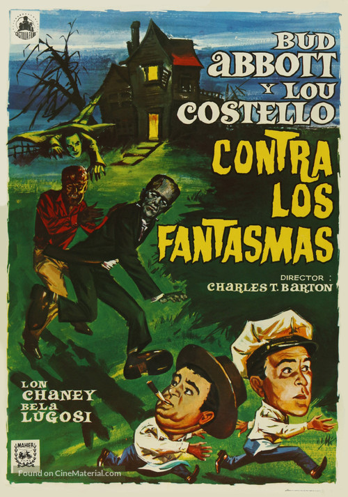 Bud Abbott Lou Costello Meet Frankenstein - Spanish Movie Poster
