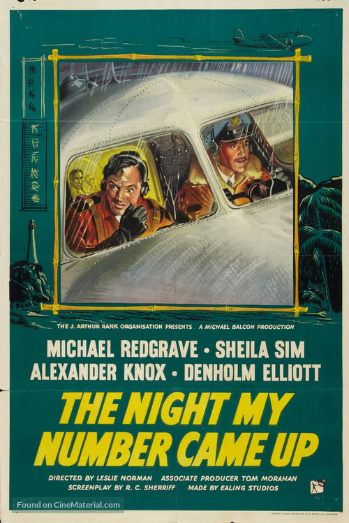 The Night My Number Came Up - British Movie Poster