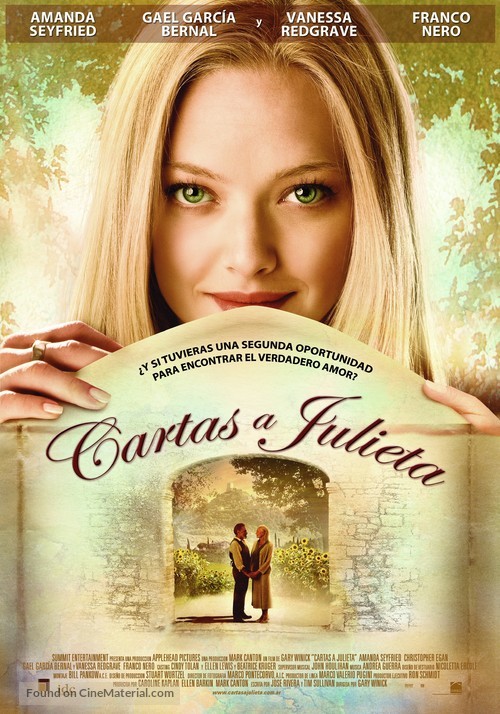 Letters to Juliet - Argentinian Movie Poster