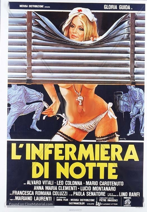 L&#039;infermiera di notte - Italian Movie Poster