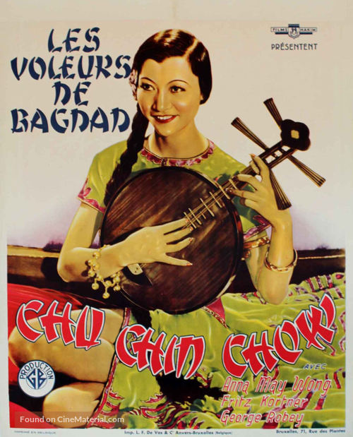 Chu Chin Chow - Belgian Movie Poster