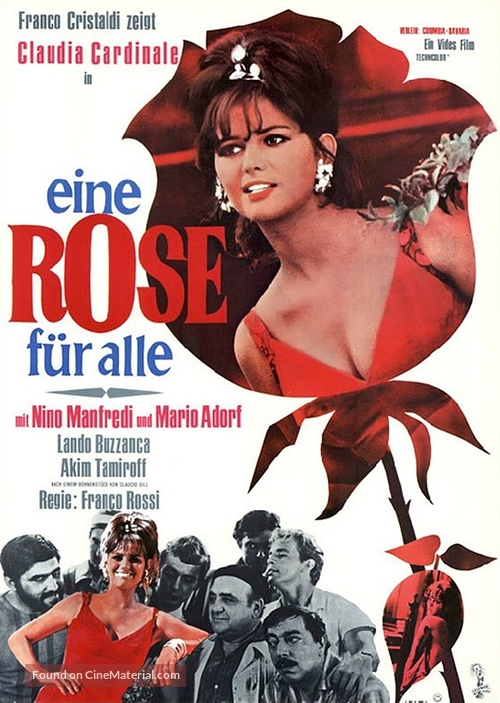 Una rosa per tutti - German Movie Poster