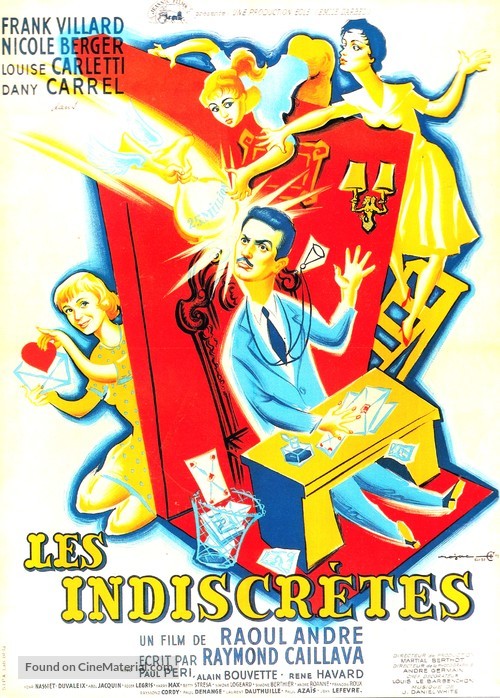 Les indiscr&egrave;tes - French Movie Poster