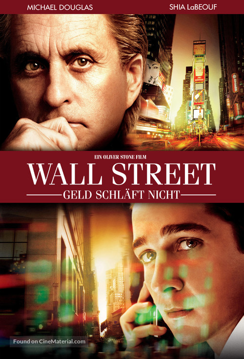 Wall Street: Money Never Sleeps - German Movie Poster
