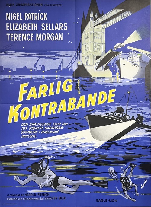 Forbidden Cargo - Danish Movie Poster