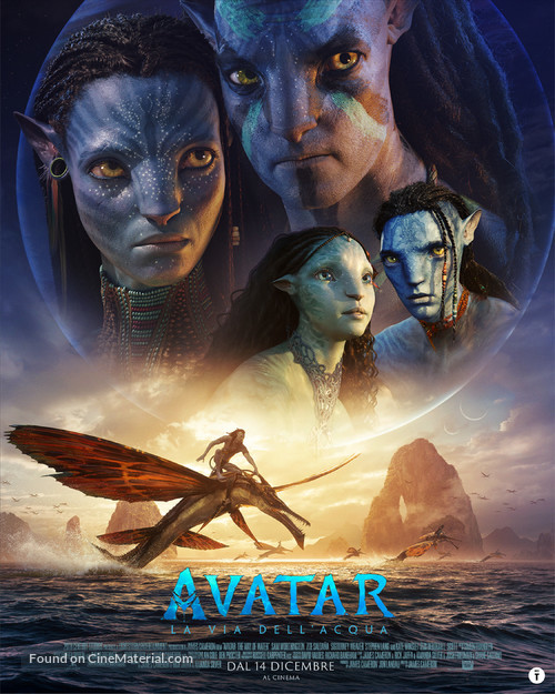 Avatar: The Way of Water - Italian Movie Poster