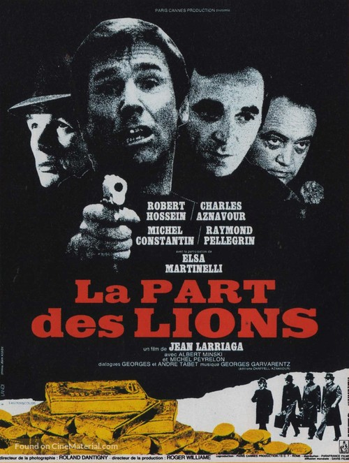 La part des lions - French Movie Poster