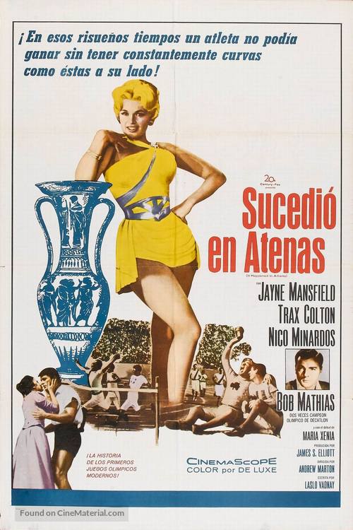 It Happened in Athens - Puerto Rican Movie Poster