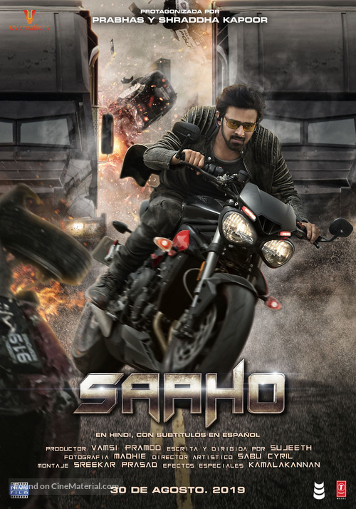 Saaho - Spanish Movie Poster