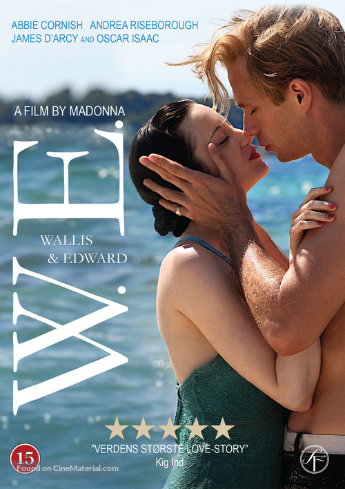 W.E. - Danish DVD movie cover