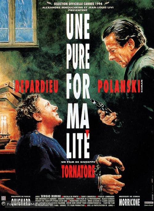 Pura formalit&agrave;, Una - French Movie Poster