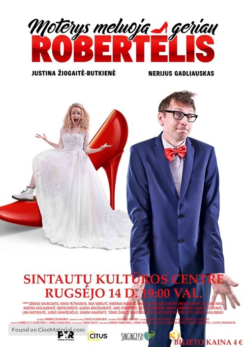 Moterys meluoja geriau. Robertelis - Lithuanian Movie Poster