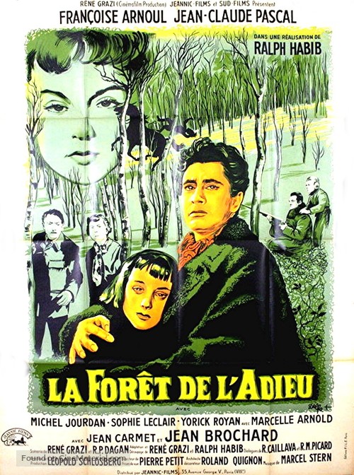 La for&ecirc;t de l&#039;adieu - French Movie Poster
