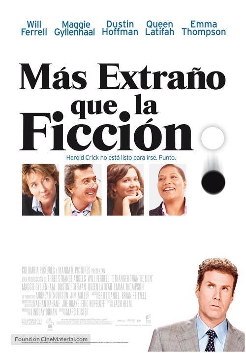 Stranger Than Fiction - Spanish Movie Poster