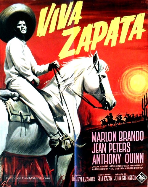 Viva Zapata! - French Movie Poster